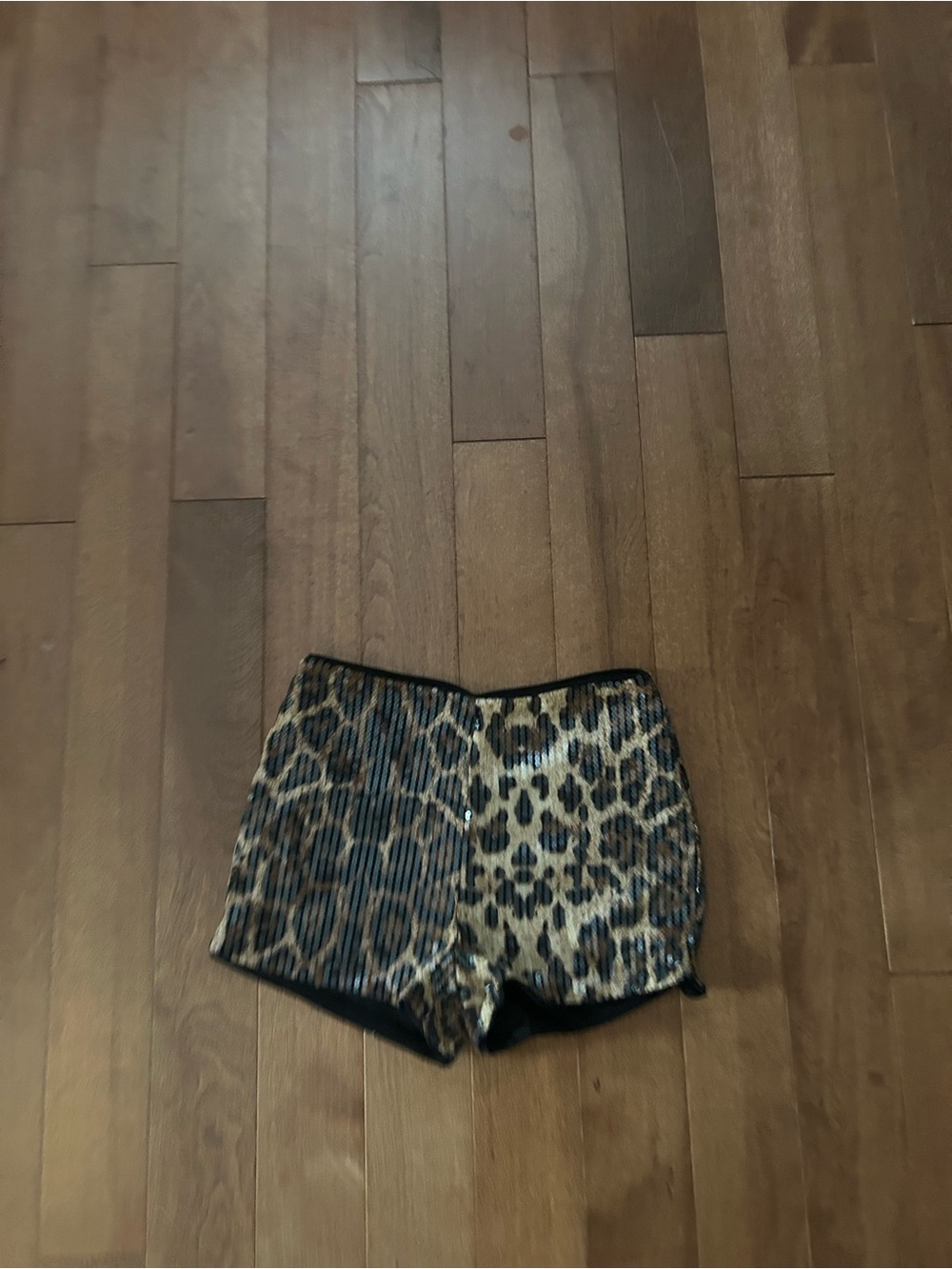 Leopard Print Women’s Shorts - Animal Print High-Rise Lounge Shorts